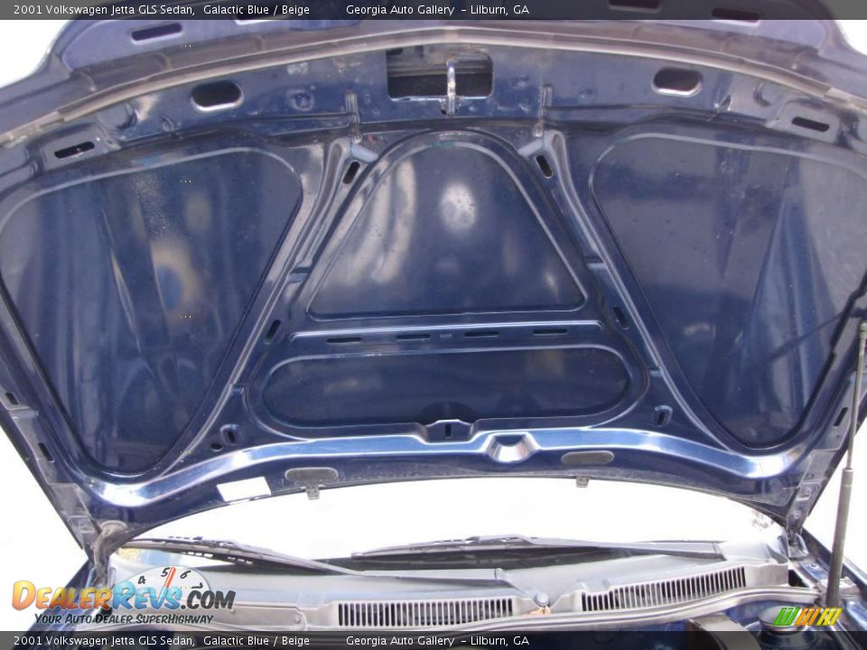 2001 Volkswagen Jetta GLS Sedan Galactic Blue / Beige Photo #36