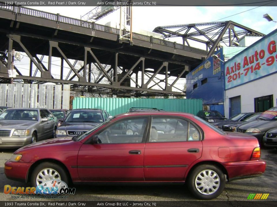 1993 Toyota Corolla DX Red Pearl / Dark Gray Photo #1