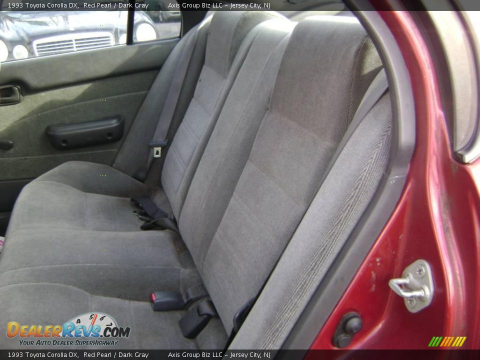 1993 Toyota Corolla DX Red Pearl / Dark Gray Photo #6