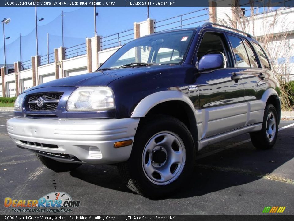2000 Suzuki Grand Vitara JLX 4x4 Baltic Blue Metallic / Gray Photo #1