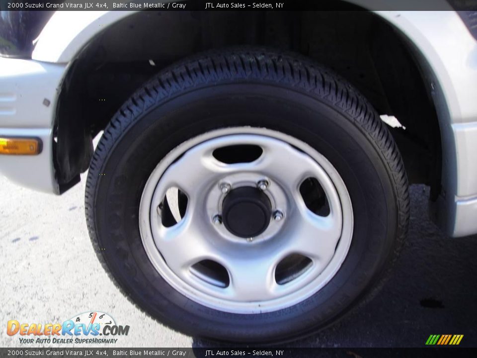2000 Suzuki Grand Vitara JLX 4x4 Baltic Blue Metallic / Gray Photo #8