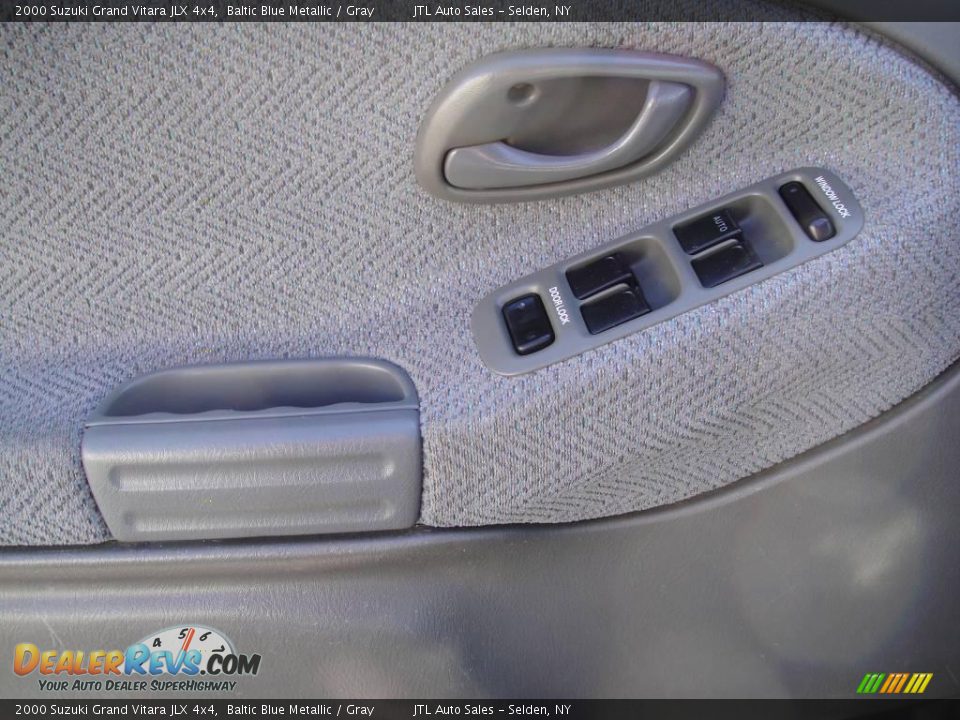 2000 Suzuki Grand Vitara JLX 4x4 Baltic Blue Metallic / Gray Photo #9