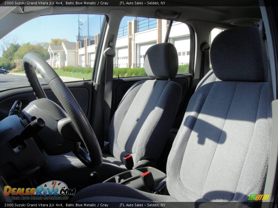 2000 Suzuki Grand Vitara JLX 4x4 Baltic Blue Metallic / Gray Photo #10