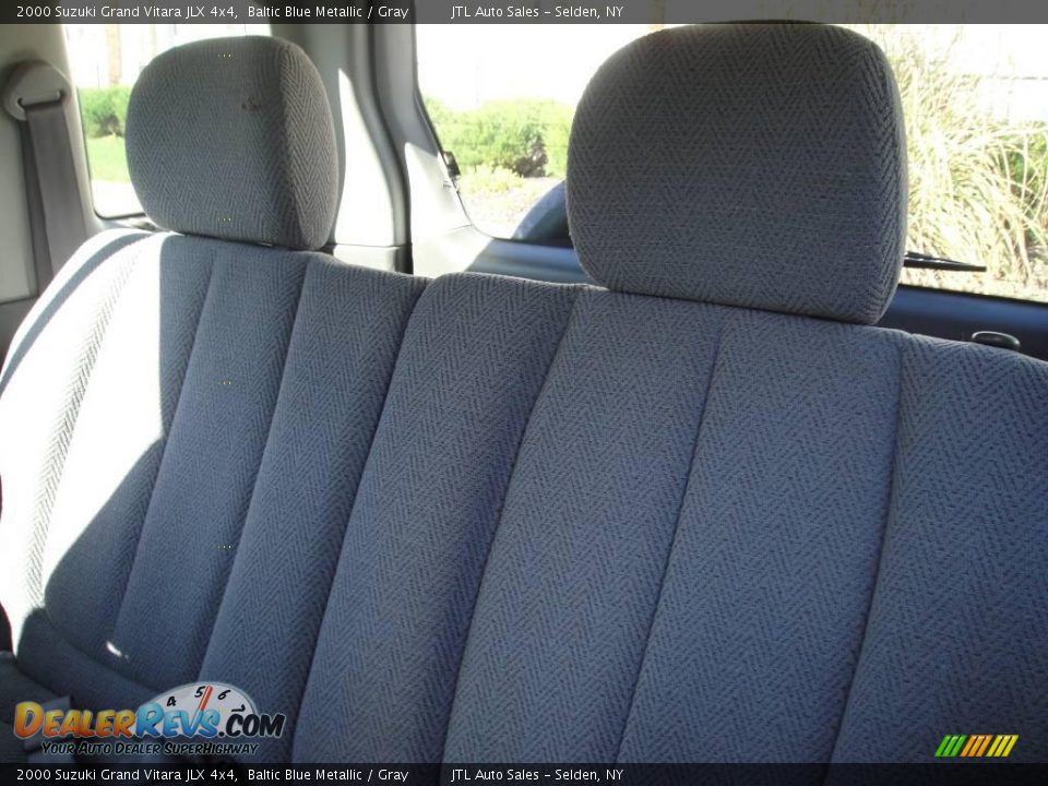 2000 Suzuki Grand Vitara JLX 4x4 Baltic Blue Metallic / Gray Photo #13