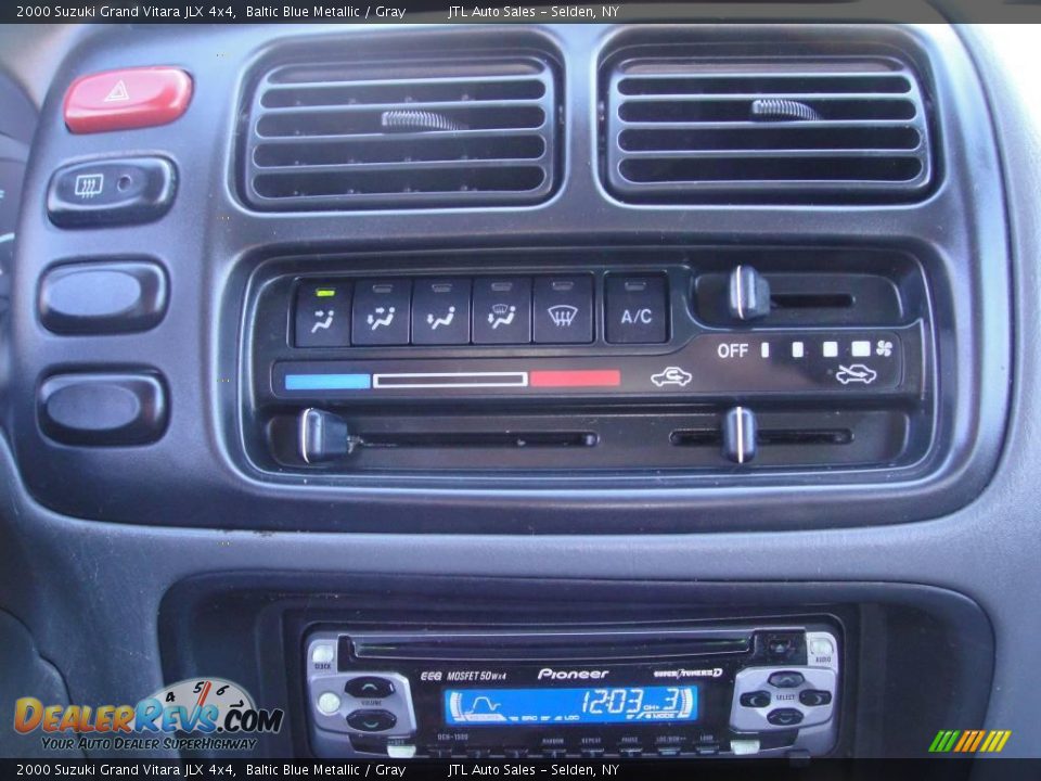 2000 Suzuki Grand Vitara JLX 4x4 Baltic Blue Metallic / Gray Photo #14