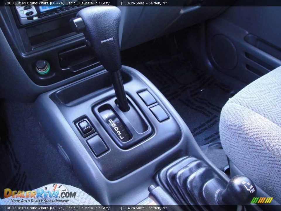 2000 Suzuki Grand Vitara JLX 4x4 Baltic Blue Metallic / Gray Photo #15