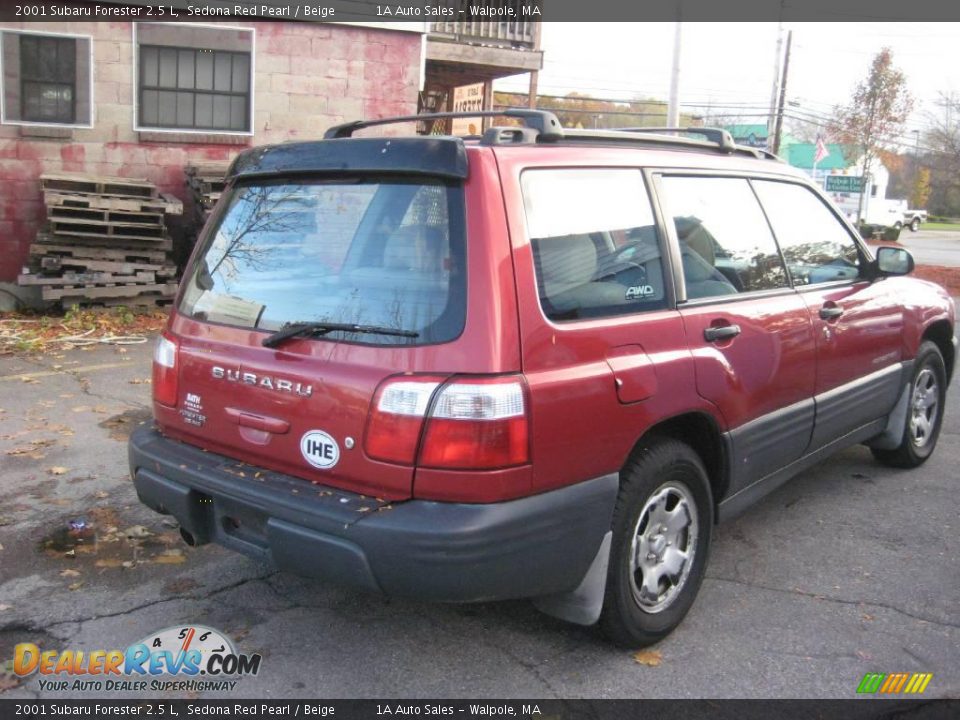 2001 Subaru Forester 2.5 L Sedona Red Pearl / Beige Photo #1