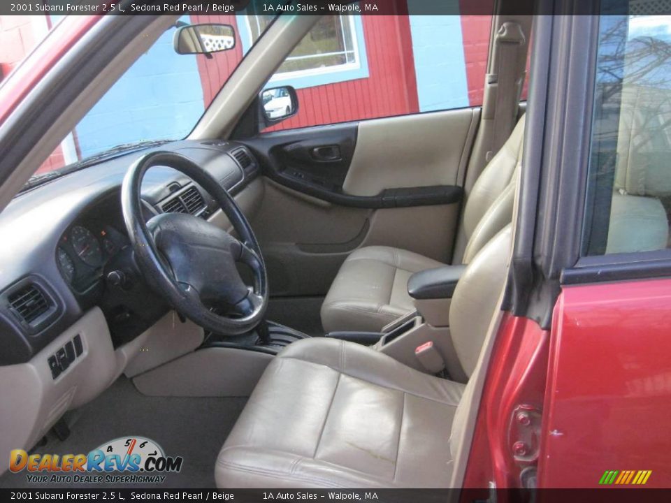 2001 Subaru Forester 2.5 L Sedona Red Pearl / Beige Photo #2