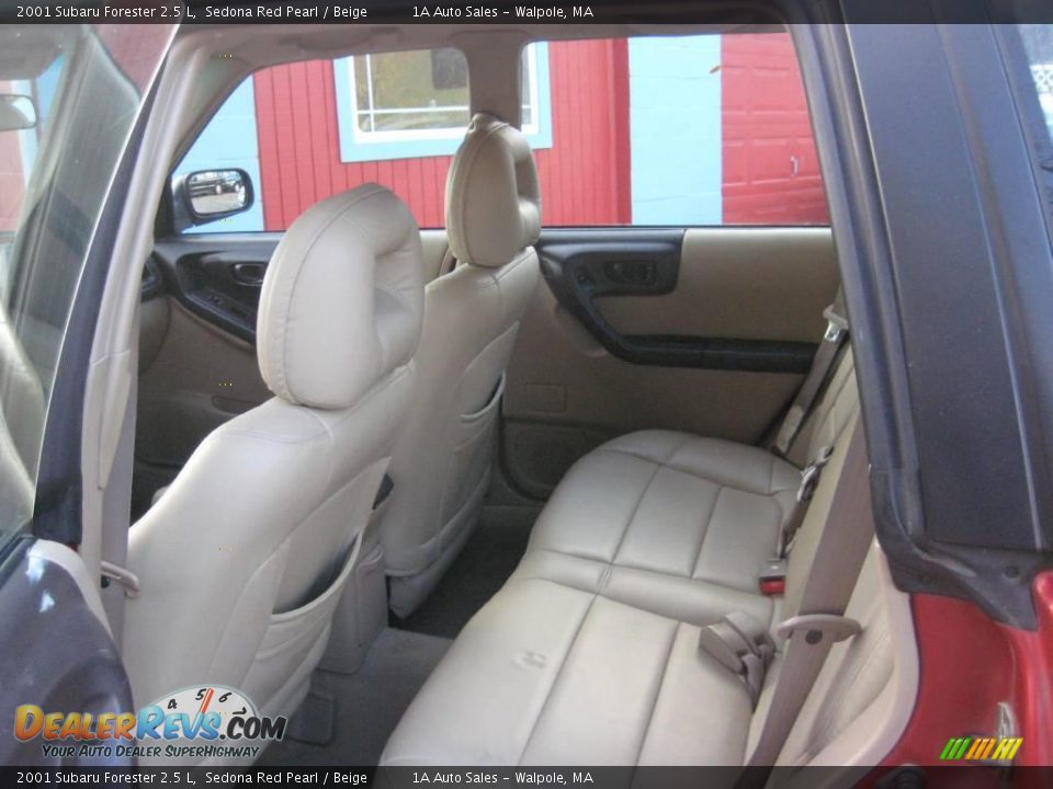 2001 Subaru Forester 2.5 L Sedona Red Pearl / Beige Photo #3