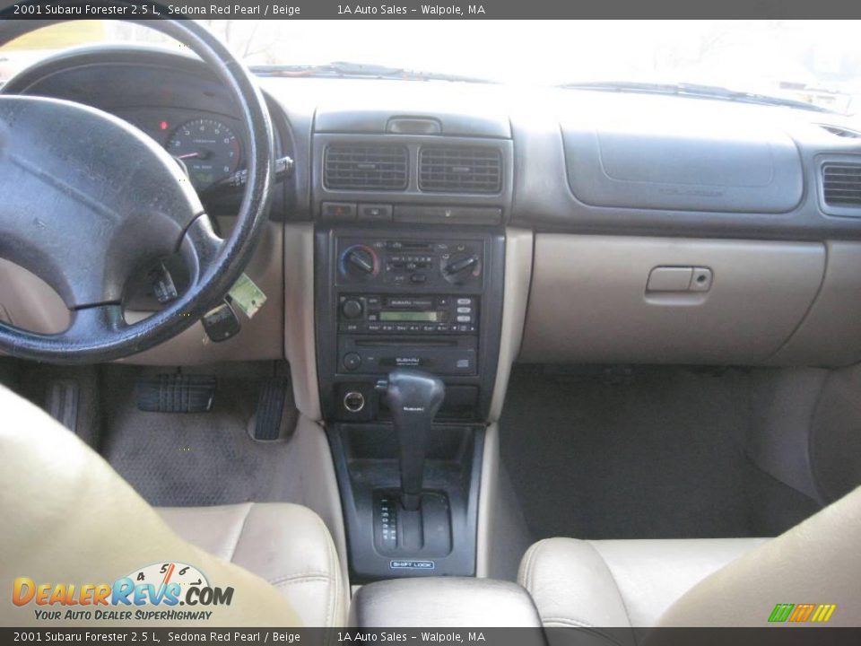 2001 Subaru Forester 2.5 L Sedona Red Pearl / Beige Photo #4
