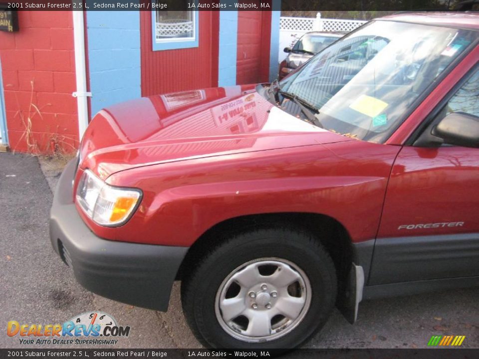 2001 Subaru Forester 2.5 L Sedona Red Pearl / Beige Photo #7