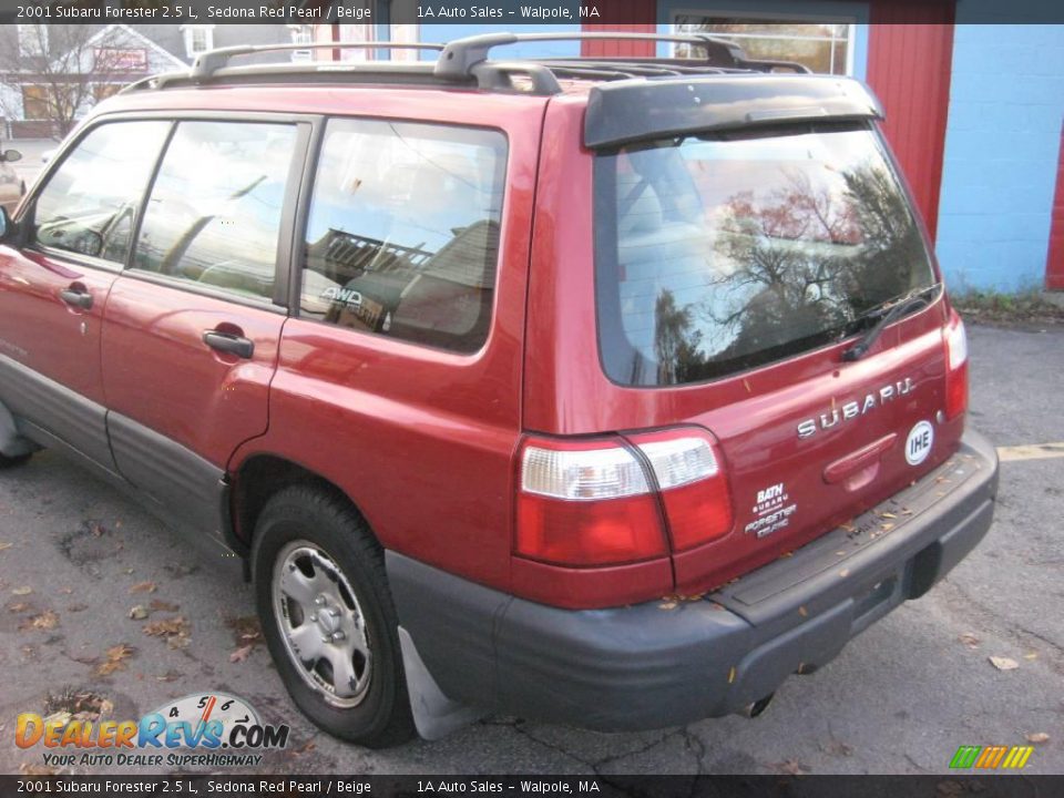 2001 Subaru Forester 2.5 L Sedona Red Pearl / Beige Photo #10