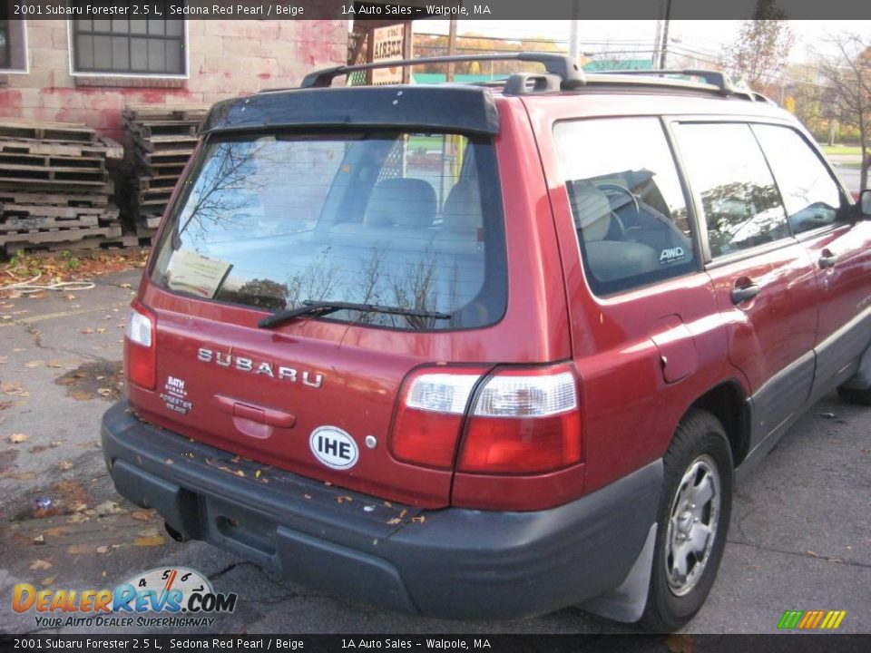 2001 Subaru Forester 2.5 L Sedona Red Pearl / Beige Photo #12