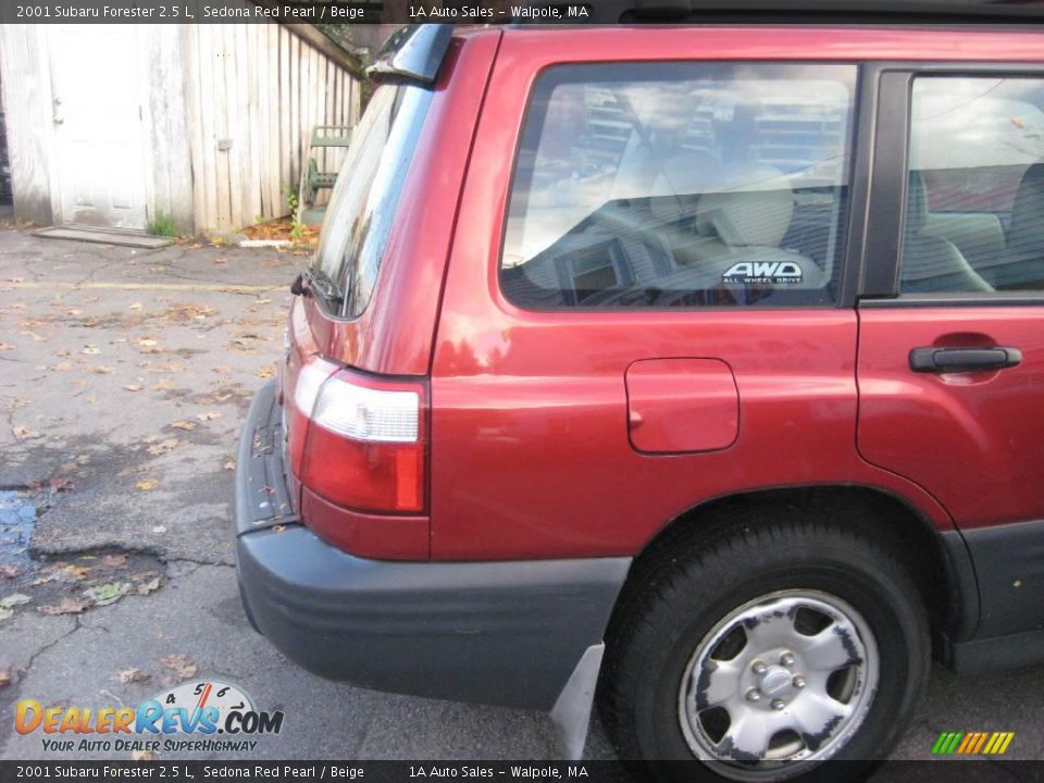 2001 Subaru Forester 2.5 L Sedona Red Pearl / Beige Photo #13