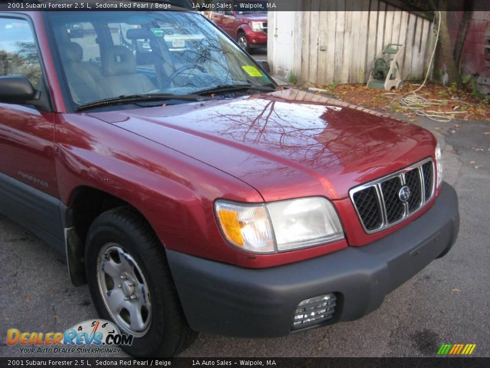 2001 Subaru Forester 2.5 L Sedona Red Pearl / Beige Photo #16