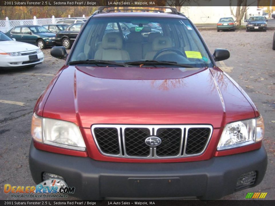 2001 Subaru Forester 2.5 L Sedona Red Pearl / Beige Photo #17