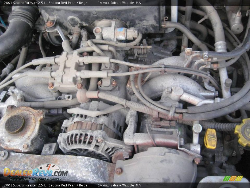 2001 Subaru Forester 2.5 L Sedona Red Pearl / Beige Photo #18
