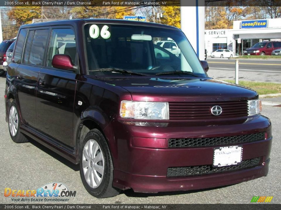 2006 Scion xB Black Cherry Pearl / Dark Charcoal Photo #2