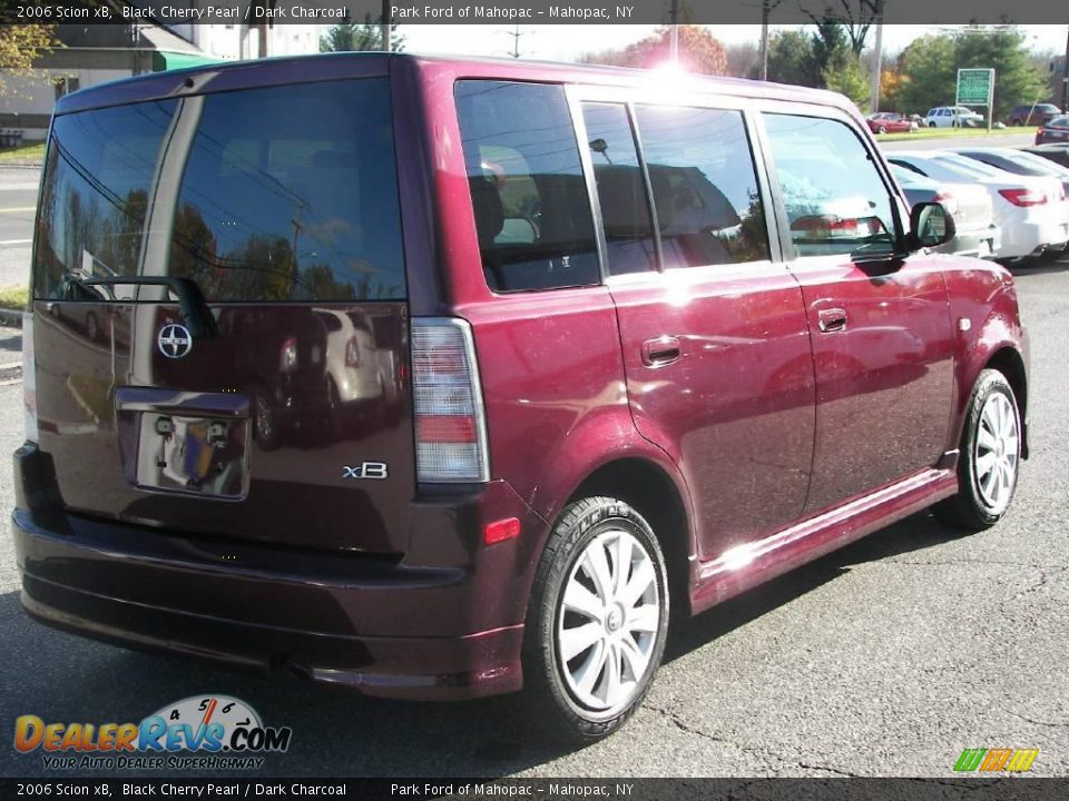 2006 Scion xB Black Cherry Pearl / Dark Charcoal Photo #3