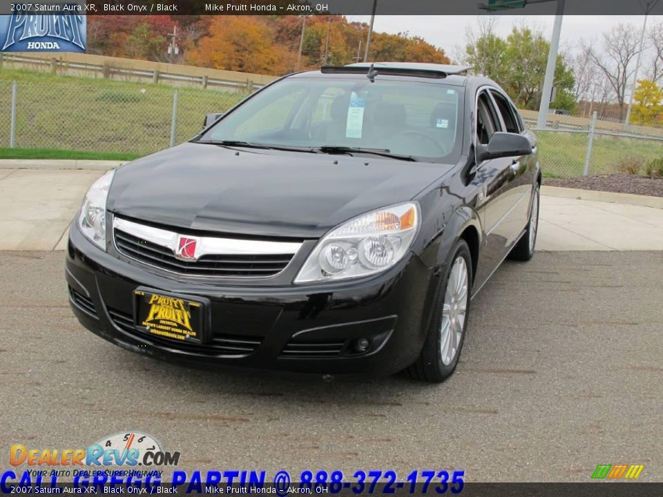 2007 Saturn Aura XR Black Onyx / Black Photo #3