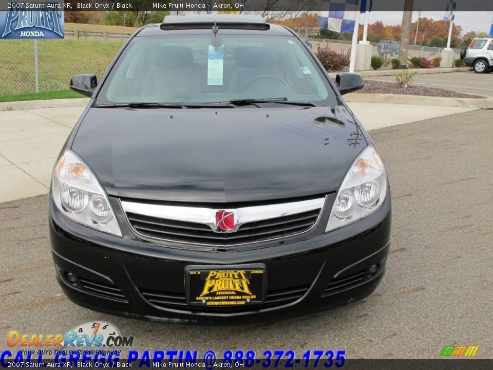 2007 Saturn Aura XR Black Onyx / Black Photo #4