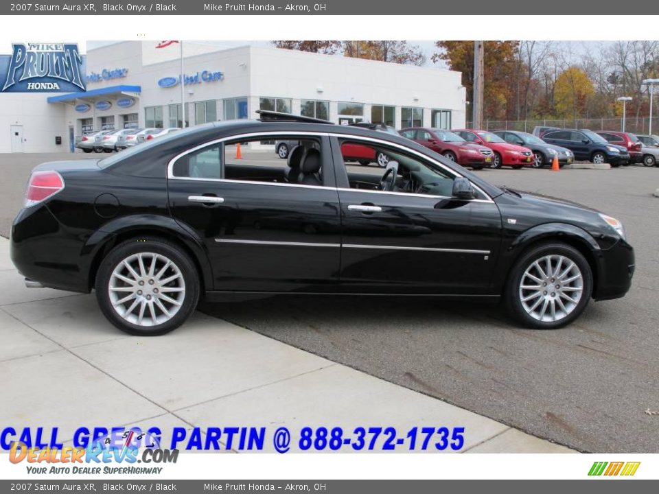 2007 Saturn Aura XR Black Onyx / Black Photo #6