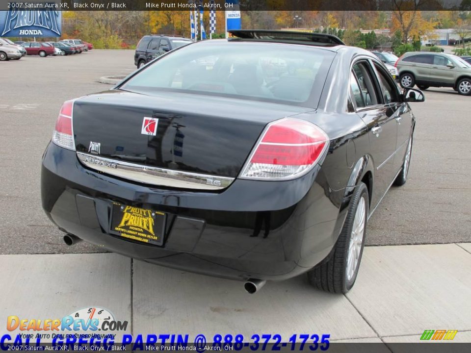 2007 Saturn Aura XR Black Onyx / Black Photo #7