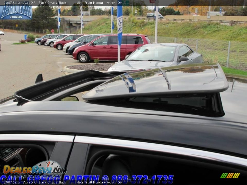 2007 Saturn Aura XR Black Onyx / Black Photo #9