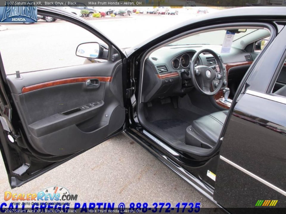 2007 Saturn Aura XR Black Onyx / Black Photo #11