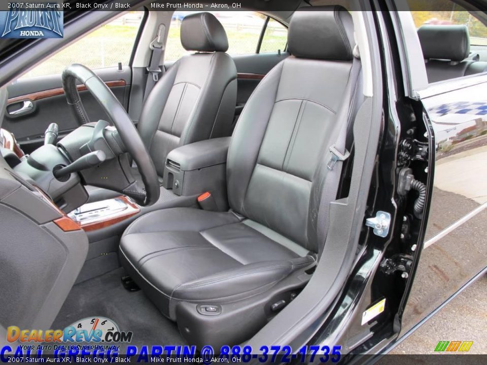 2007 Saturn Aura XR Black Onyx / Black Photo #12