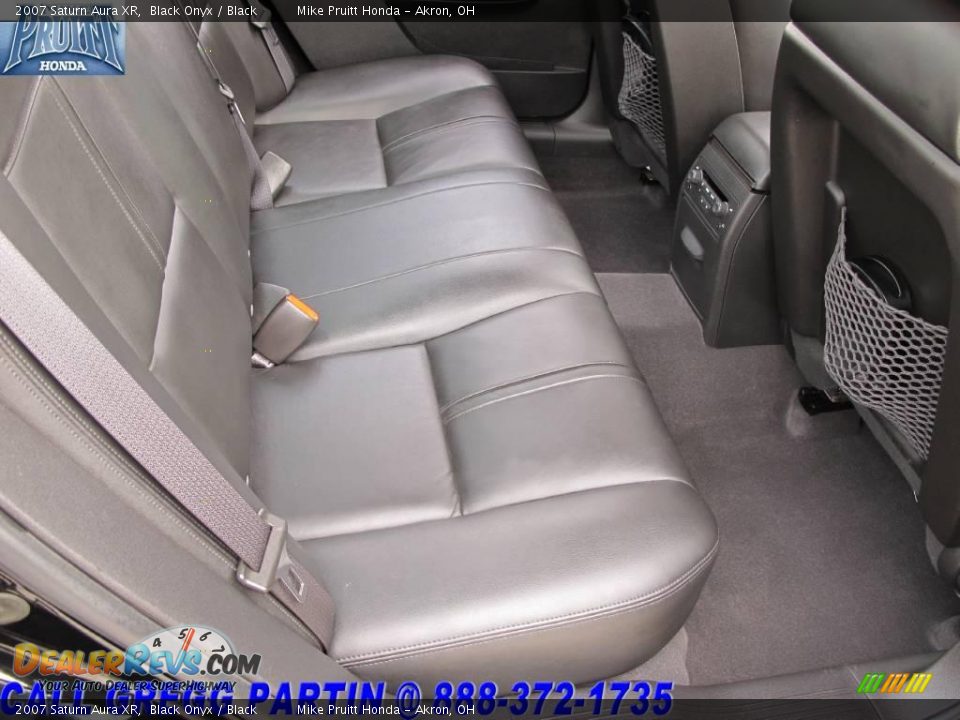 2007 Saturn Aura XR Black Onyx / Black Photo #16