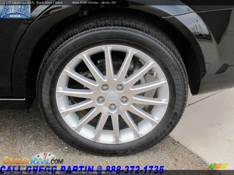 2007 Saturn Aura XR Black Onyx / Black Photo #30