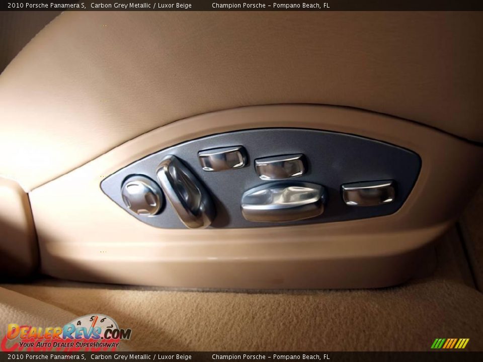 2010 Porsche Panamera S Carbon Grey Metallic / Luxor Beige Photo #9