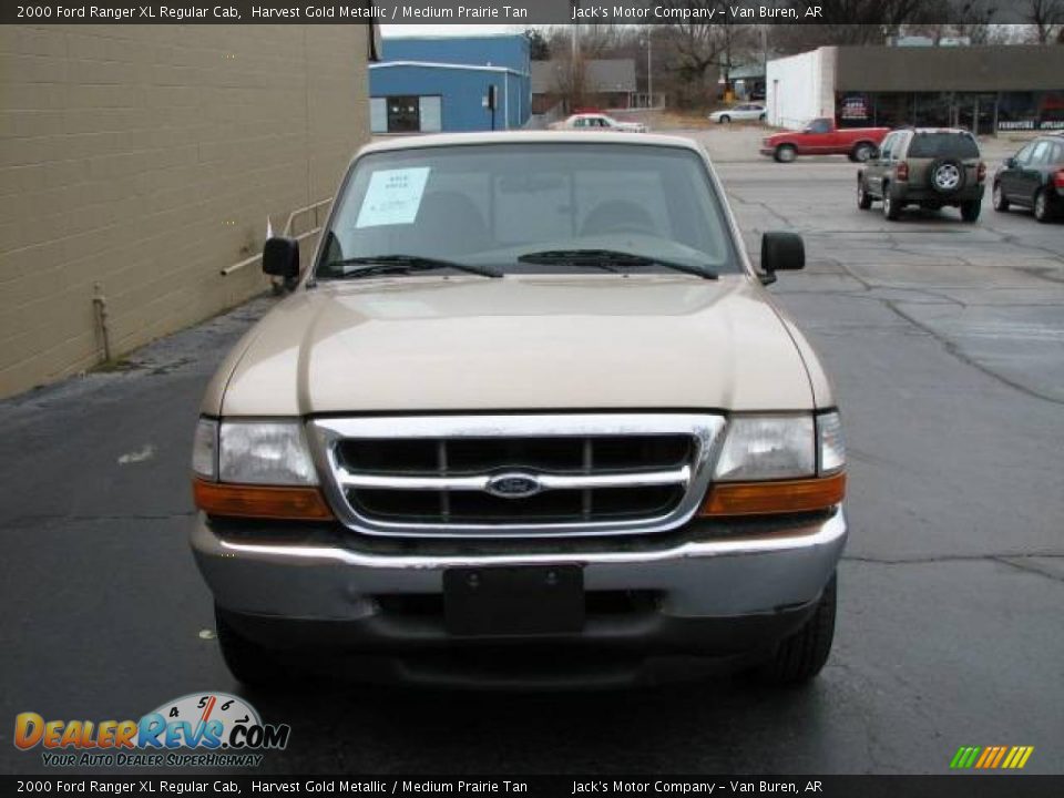 2000 Ford Ranger XL Regular Cab Harvest Gold Metallic / Medium Prairie Tan Photo #3