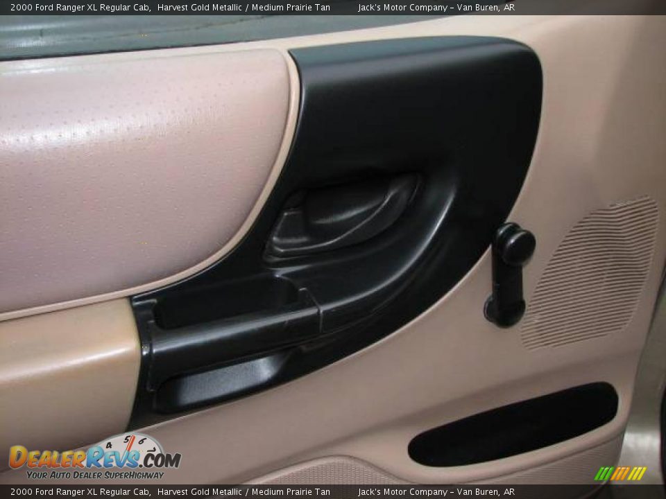 2000 Ford Ranger XL Regular Cab Harvest Gold Metallic / Medium Prairie Tan Photo #10