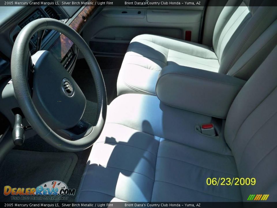 2005 Mercury Grand Marquis LS Silver Birch Metallic / Light Flint Photo #4