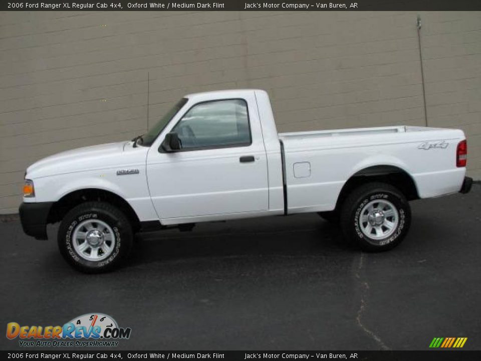 2006 Ford Ranger XL Regular Cab 4x4 Oxford White / Medium Dark Flint Photo #1