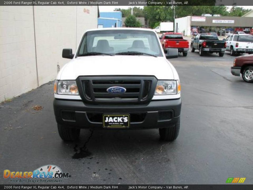 2006 Ford Ranger XL Regular Cab 4x4 Oxford White / Medium Dark Flint Photo #3