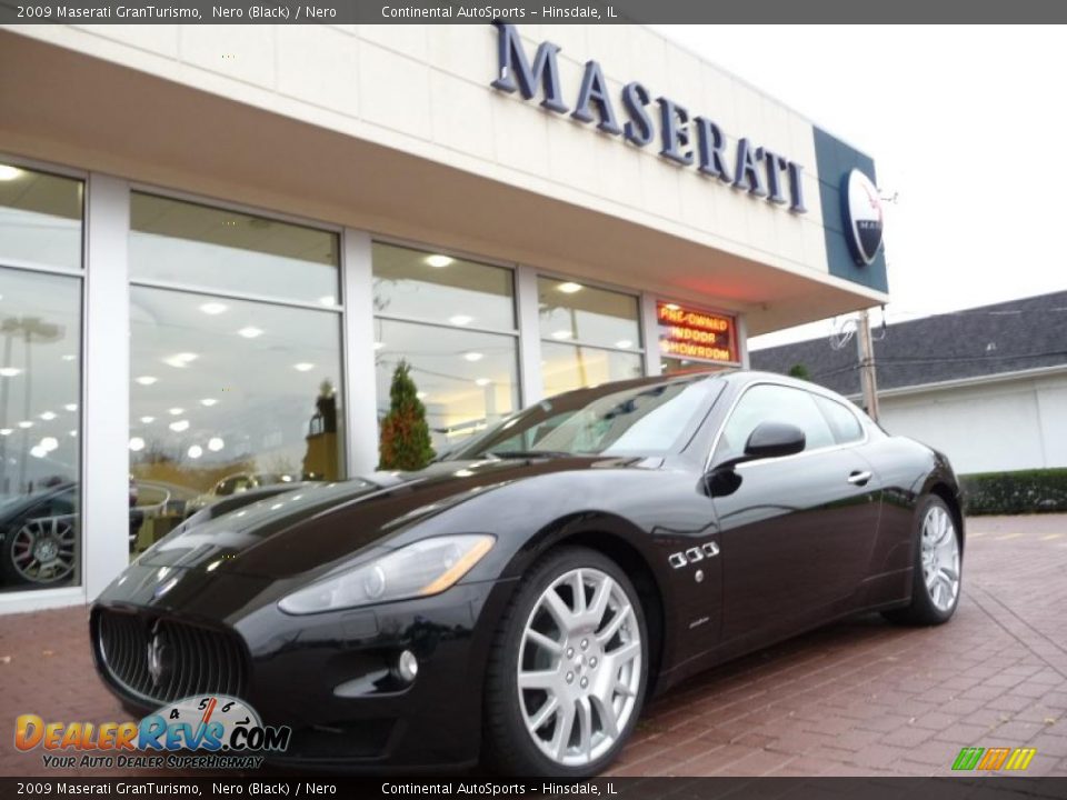 2009 Maserati GranTurismo Nero (Black) / Nero Photo #2