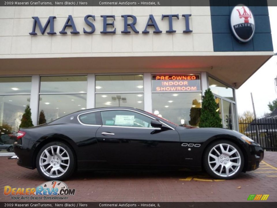 2009 Maserati GranTurismo Nero (Black) / Nero Photo #6