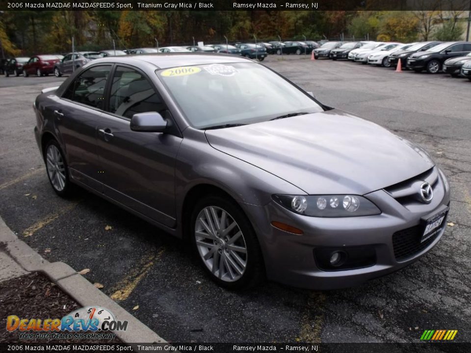 2006 Mazda MAZDA6 MAZDASPEED6 Sport Titanium Gray Mica / Black Photo #1