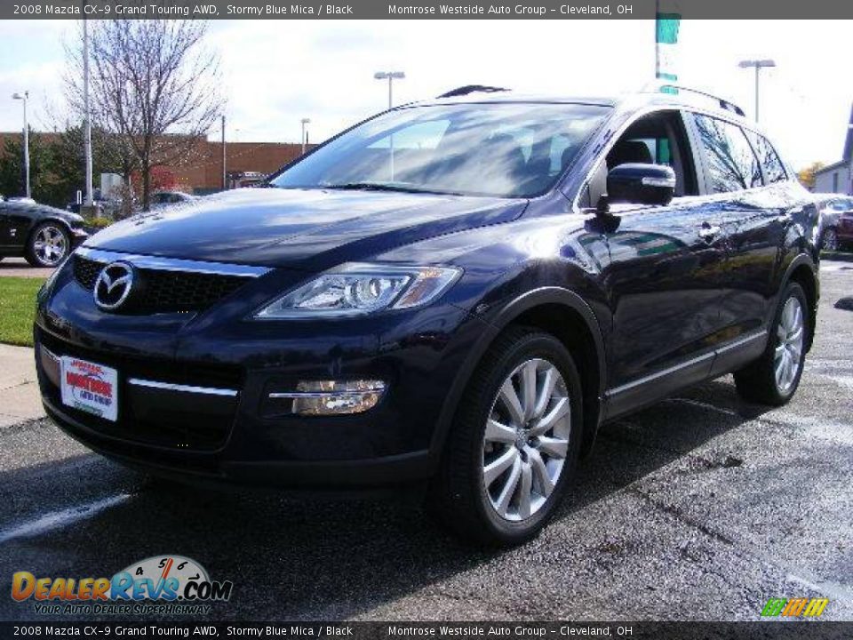 2008 Mazda CX-9 Grand Touring AWD Stormy Blue Mica / Black Photo #1
