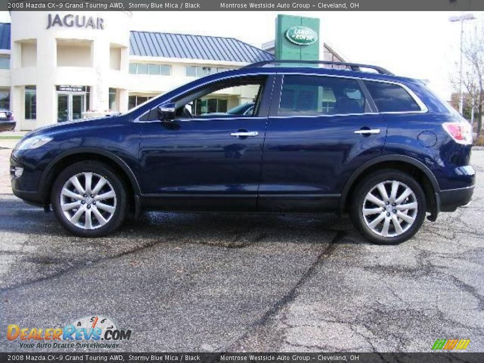 2008 Mazda CX-9 Grand Touring AWD Stormy Blue Mica / Black Photo #2