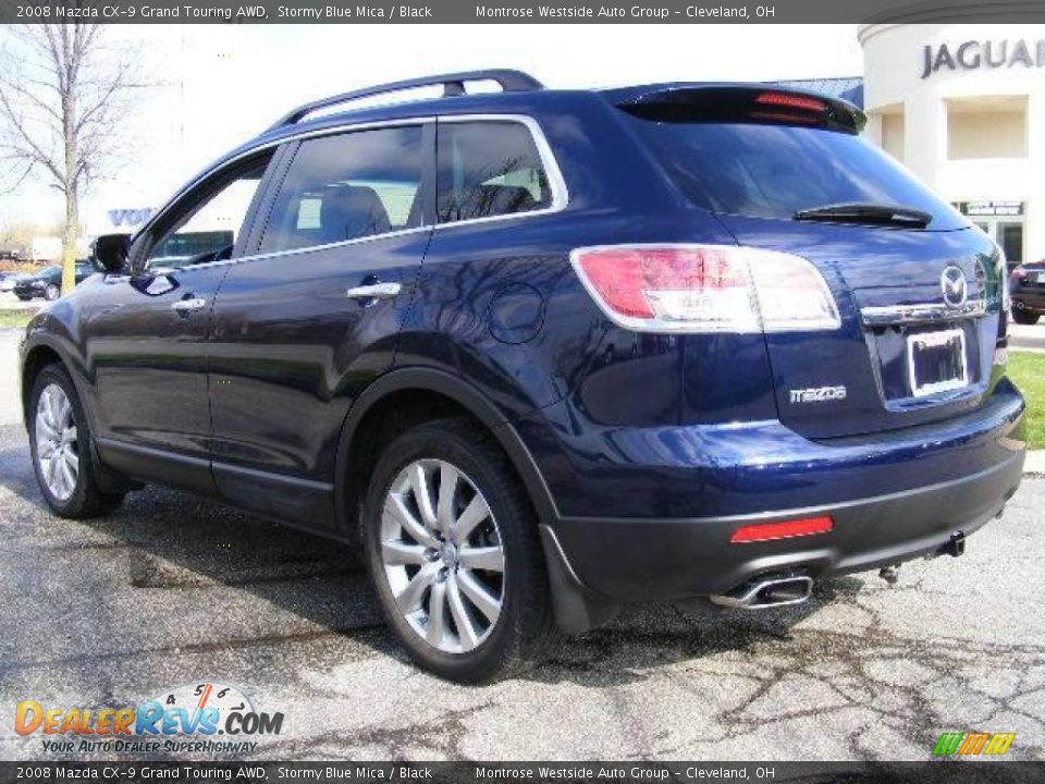 2008 Mazda CX-9 Grand Touring AWD Stormy Blue Mica / Black Photo #3