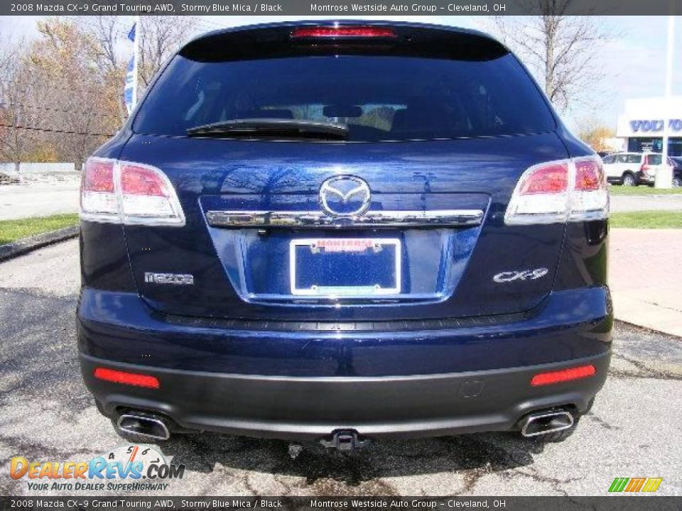 2008 Mazda CX-9 Grand Touring AWD Stormy Blue Mica / Black Photo #4