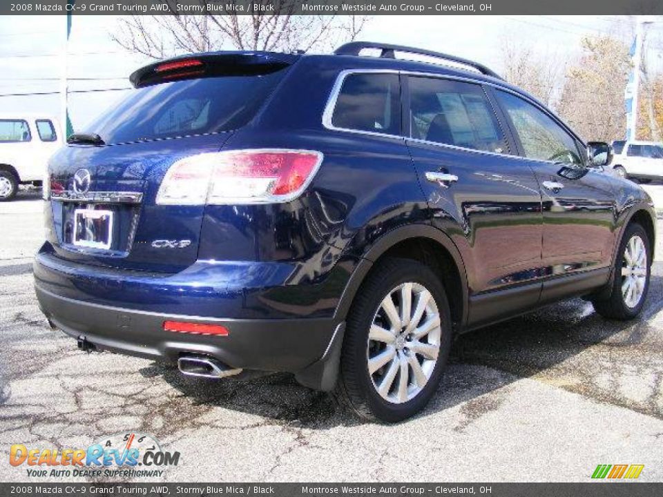 2008 Mazda CX-9 Grand Touring AWD Stormy Blue Mica / Black Photo #5