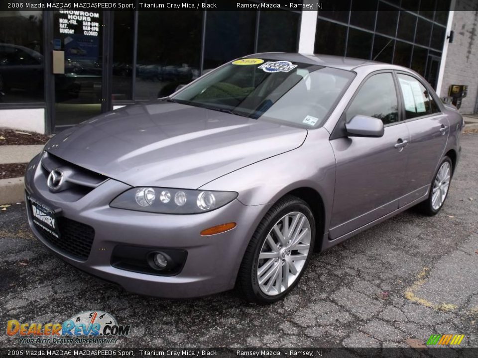 2006 Mazda MAZDA6 MAZDASPEED6 Sport Titanium Gray Mica / Black Photo #3
