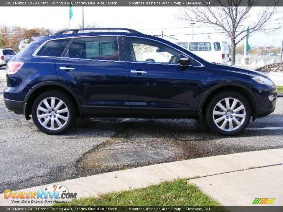 2008 Mazda CX-9 Grand Touring AWD Stormy Blue Mica / Black Photo #6