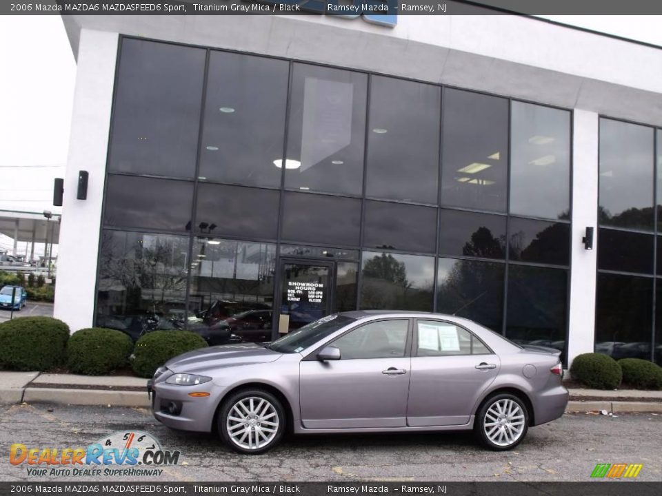 2006 Mazda MAZDA6 MAZDASPEED6 Sport Titanium Gray Mica / Black Photo #4