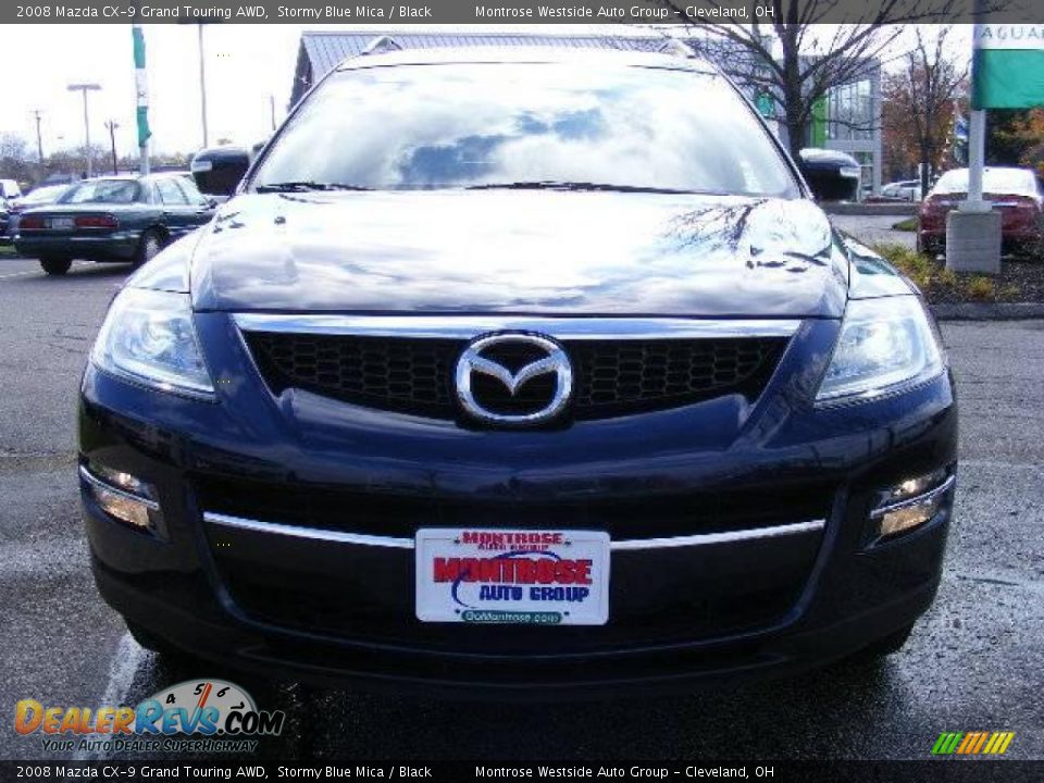 2008 Mazda CX-9 Grand Touring AWD Stormy Blue Mica / Black Photo #8